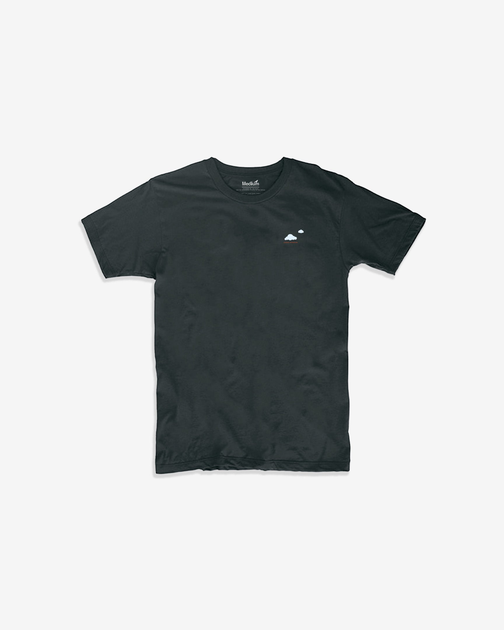 Front view of Keep Your Head In The Clouds x SF limited black tee
