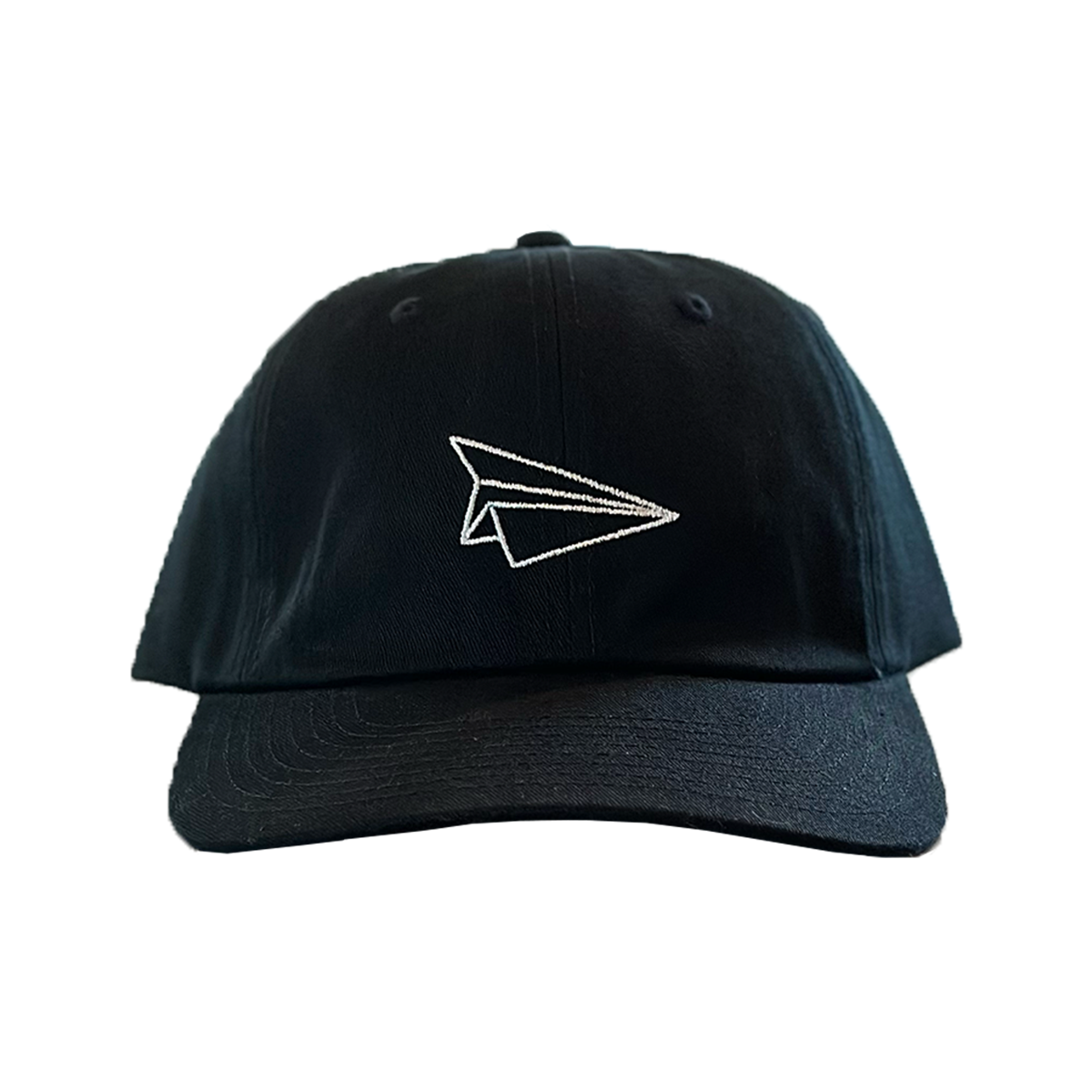 Launch Intention paper plane logo dad hat