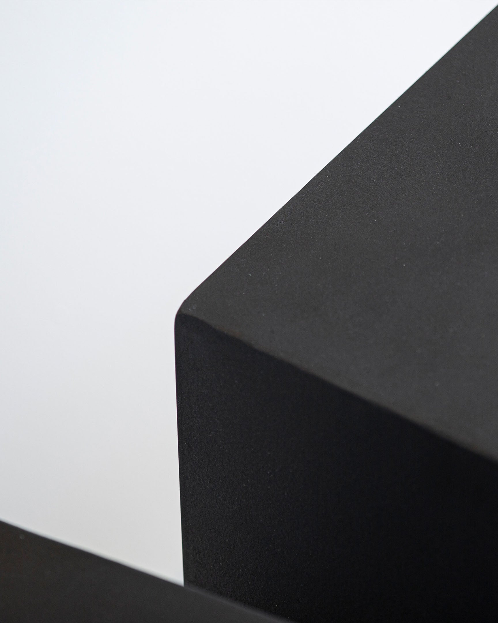 Midnight Launch 24 inch black paper plane sculpture by Griffin Loop
