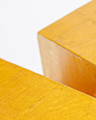 Golden Intention 24 inch gold leaf paper plane sculpture by Griffin Loop