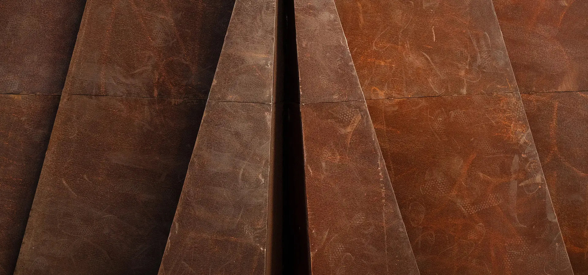 Close-up of a Launch Intention Paper Airplane Sculpture stacked in the studio.