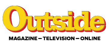 Logo of 'Outside' magazine with text 'MAGAZINE - TELEVISION - ONLINE' on a transparent background
